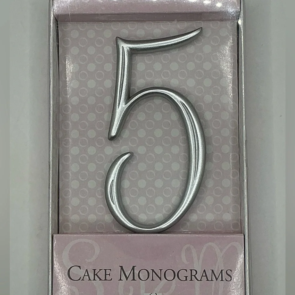 🪷Lillian Rose🌹Number Cake monograms Topper